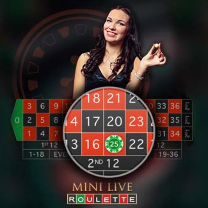 Mini Live Roulette banner